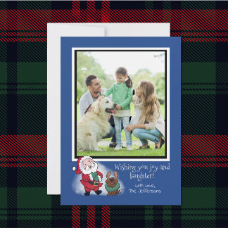 Plantilla fotográfica Santa Funny Labrador Reno Az