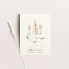 Plantilla francesa de invitación a la fiesta de pa