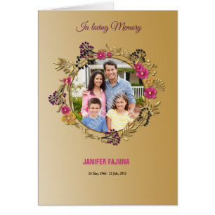 Plantilla fúnebre conmemorativa del programa
