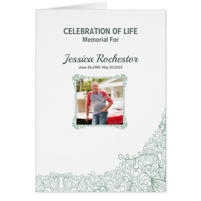 Plantilla fúnebre del programa (Frente)