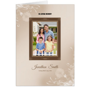 Plantilla fúnebre del programa