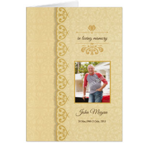 Plantilla fúnebre imprimible del programa