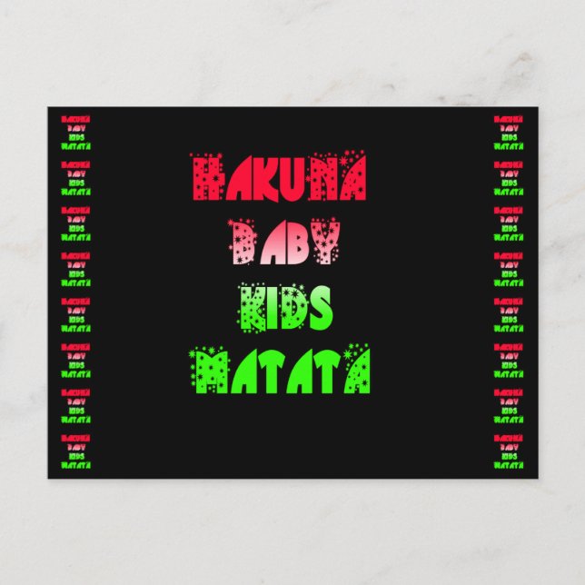 Plantilla horizontal de postal (Anverso)