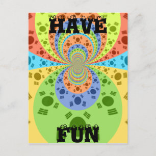 Plantilla horizontal de postal