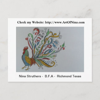 Plantilla horizontal de postal