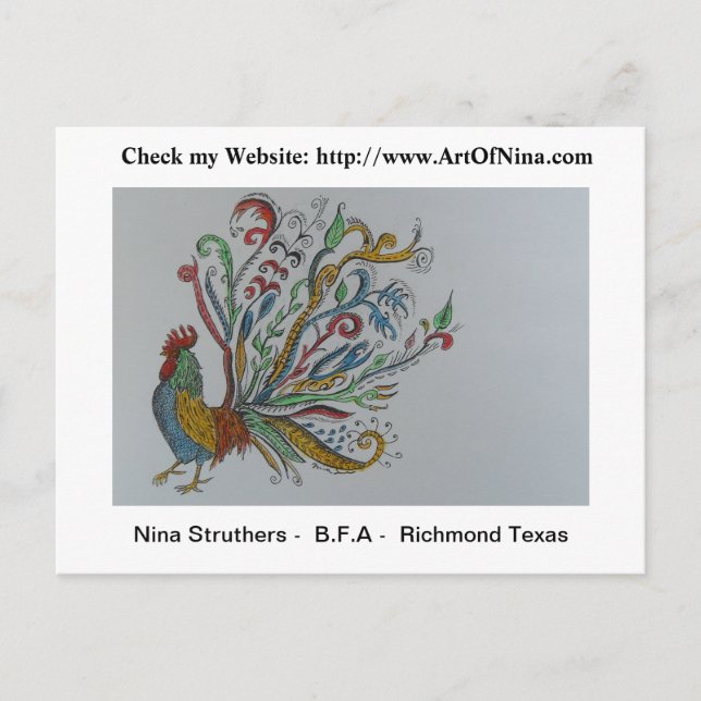 Plantilla horizontal de postal (Anverso)