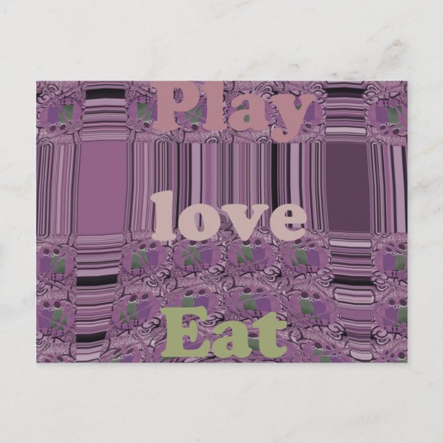 Plantilla horizontal de postal (Anverso)