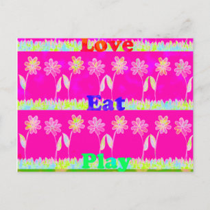 Plantilla horizontal de postal