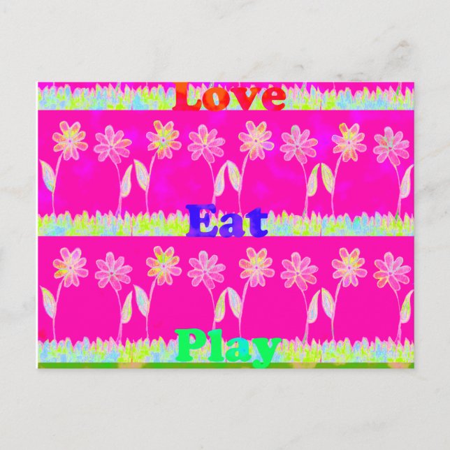 Plantilla horizontal de postal (Anverso)