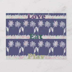 Plantilla horizontal de postal