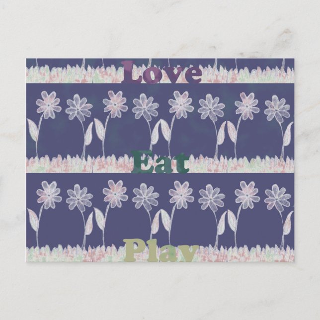 Plantilla horizontal de postal (Anverso)