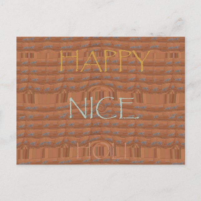 Plantilla horizontal de postal (Anverso)