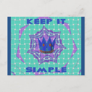 Plantilla horizontal de postal