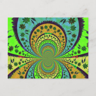 Plantilla horizontal de postal