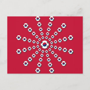 Plantilla horizontal de postal