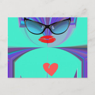 Plantilla horizontal de postal