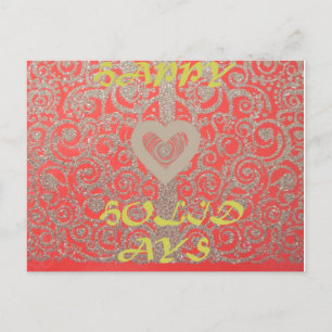 Plantilla horizontal de postal