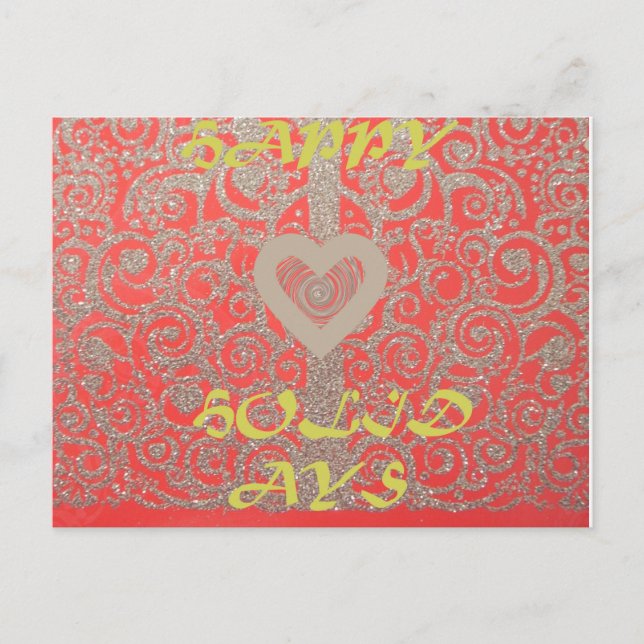 Plantilla horizontal de postal (Anverso)