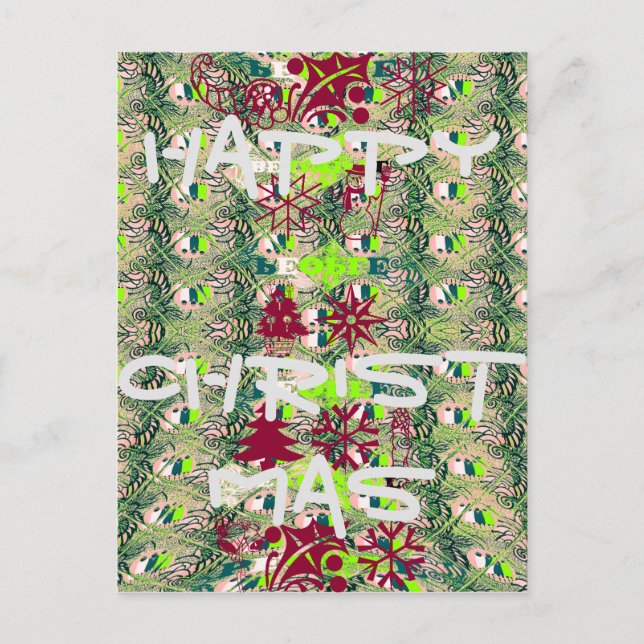 Plantilla horizontal de postal (Anverso)