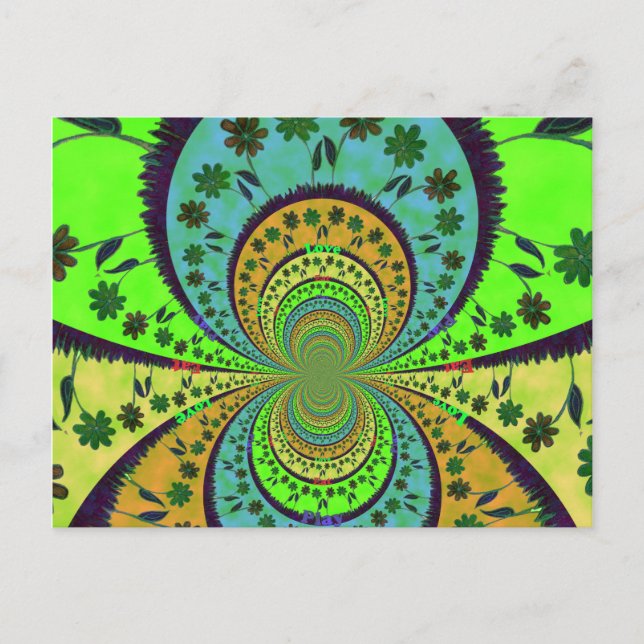 Plantilla horizontal de postal (Anverso)