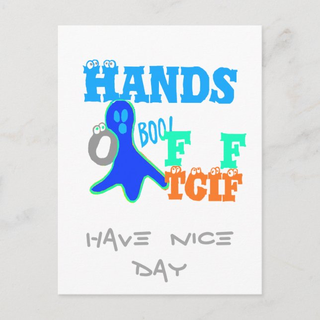 Plantilla horizontal de postal (Anverso)