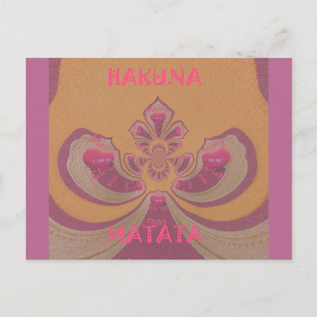 Plantilla horizontal de postal (Anverso)