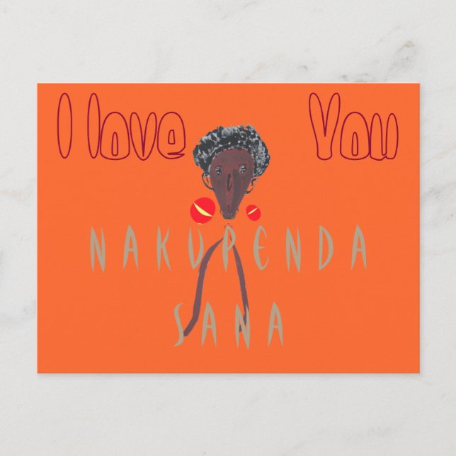 Plantilla horizontal de postal (Anverso)