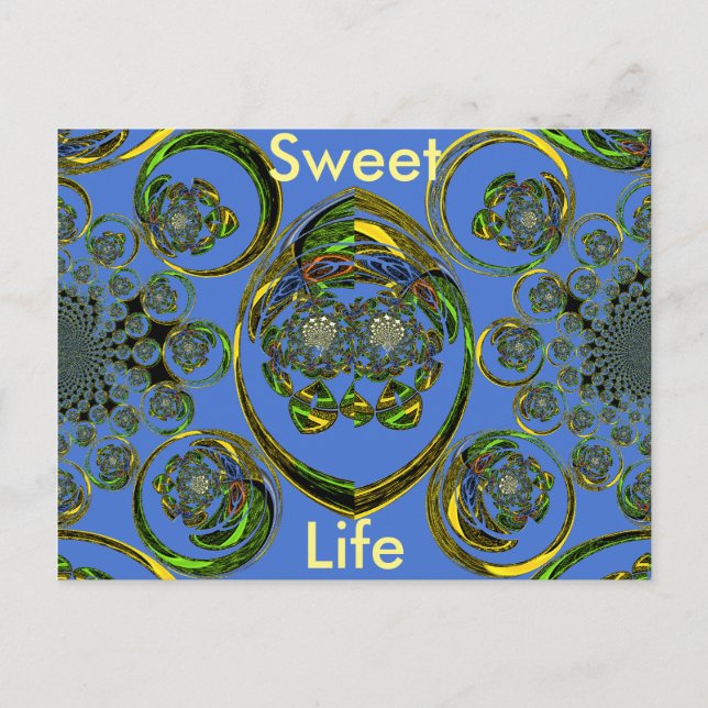 Plantilla horizontal de postal (Anverso)