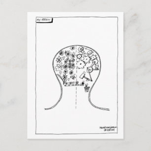 Plantilla horizontal de postal