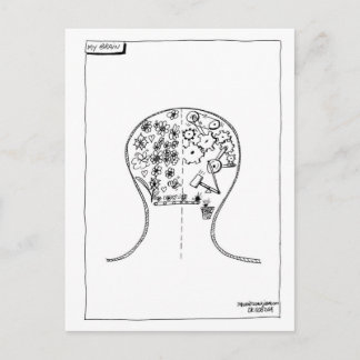 Plantilla horizontal de postal