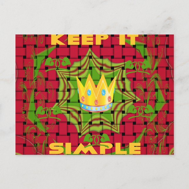 Plantilla horizontal de postal (Anverso)