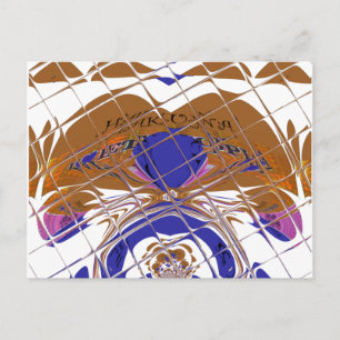 Plantilla horizontal de postal
