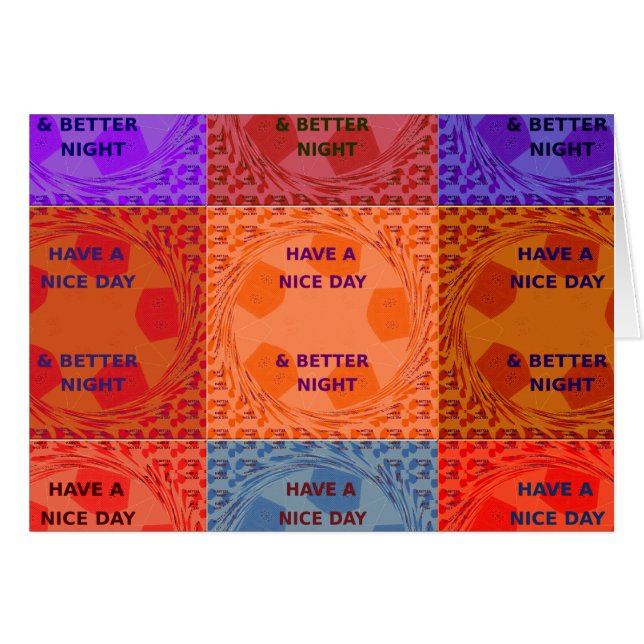 Plantilla horizontal de tarjeta de felicitación (Anverso (Horizontal))