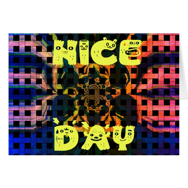 Plantilla horizontal de tarjeta de felicitación (Anverso (Horizontal))