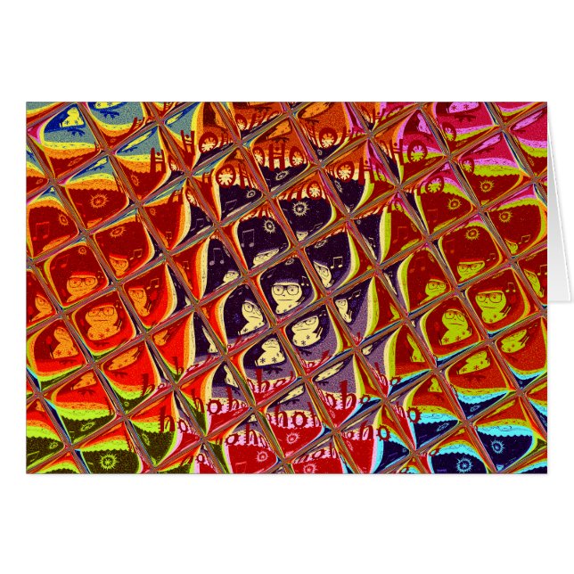 Plantilla horizontal de tarjeta de felicitación (Anverso (Horizontal))