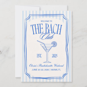 Plantilla Itineraria de Bachelorette Party, Club B
