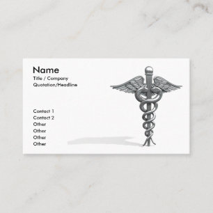 Plantilla médica I de la tarjeta de visita