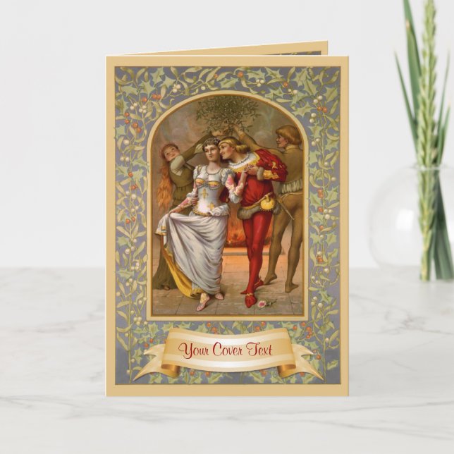 Plantilla medieval del navidad (Anverso)