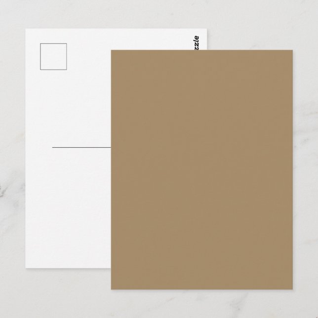 Plantilla Mínima De Postales De Café - Personaliza (Anverso / Reverso)