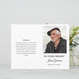 Plantilla mínima del programa funerario