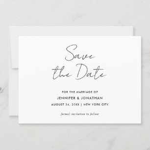 Plantilla Moderna Caligrafía Simple En Blanco Y Ne