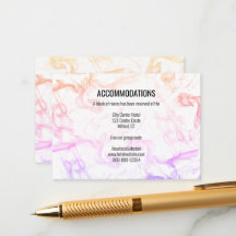 Plantilla moderna de Boda de niebla arco iris colo