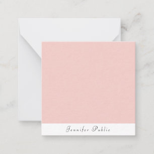Plantilla moderna de escritura a mano blanca rosa 