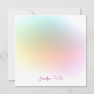 Plantilla moderna de escritura a mano con guión de