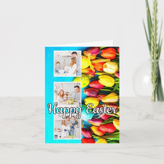 Plantilla moderna de fotografía de la familia de P (Anverso)