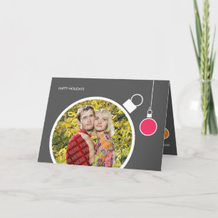 Plantilla moderna de fotos de tarjetas de vacacion