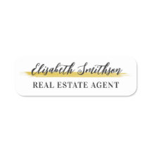 Plantilla moderna de identificación personalizada 