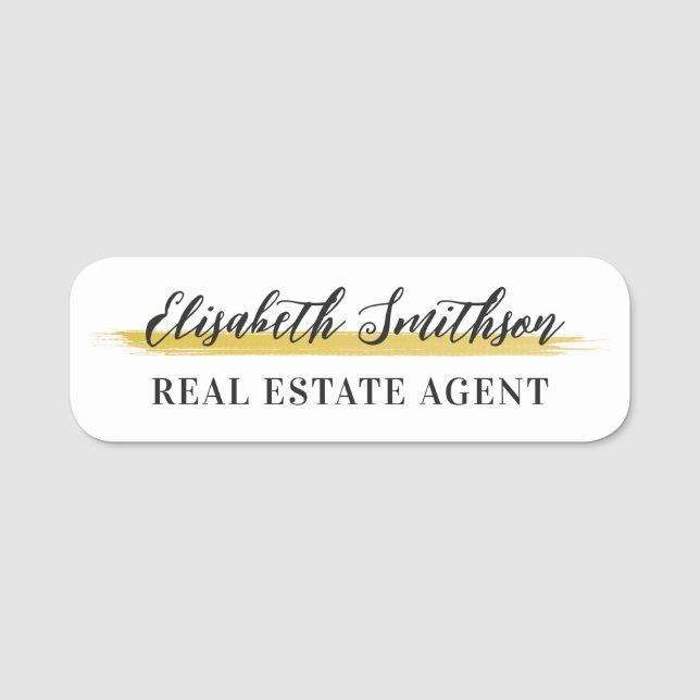 Plantilla moderna de identificación personalizada  (Anverso)