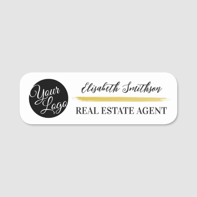 Plantilla moderna de identificación personalizada  (Anverso)