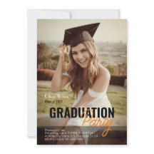 Plantilla moderna de invitación para fiesta de gra